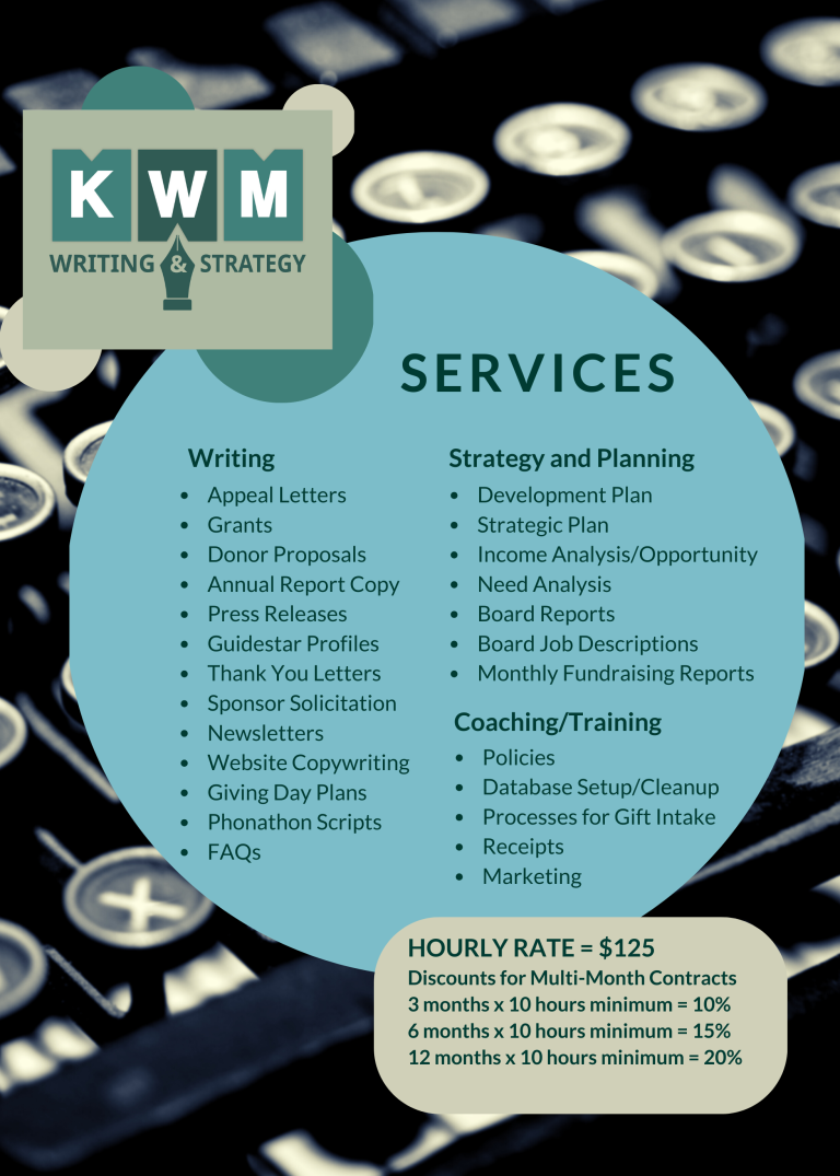 Services List from KWM.